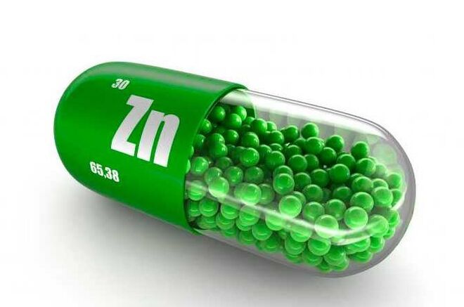 Zinc in capsules